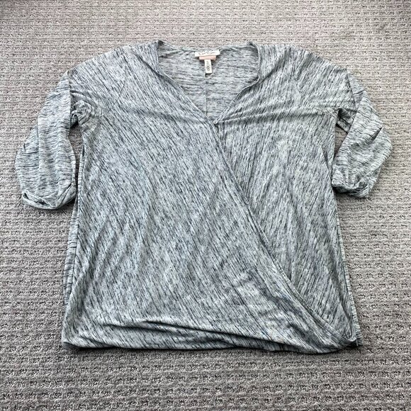 Jessica Simpson Women's Nursing Shirt Size XL Gray Lightweight Maternity Mother - Picture 1 of 10